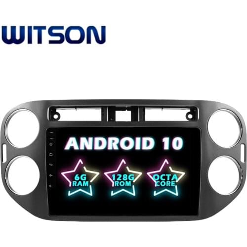WITSON Android 10.0 Car Video For TIGUAN 2010-2017 6GB RAM 128GB ROM Built-in Wireless CARPLAY+Android Auto