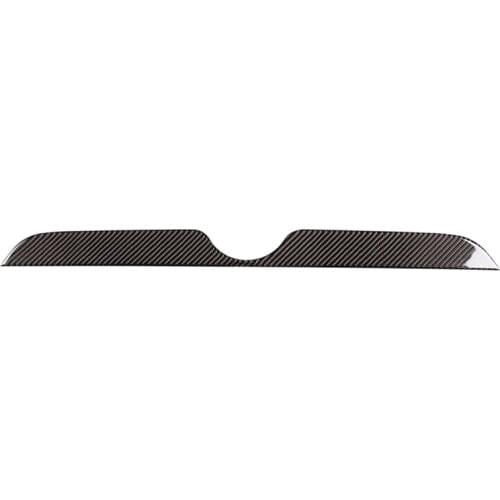 Real Carbon Fiber Rear Tailgate Sign Panel Trim Spoiler Wing Cover Car Styling Decorate for Nissan X-Trail 2014-2018