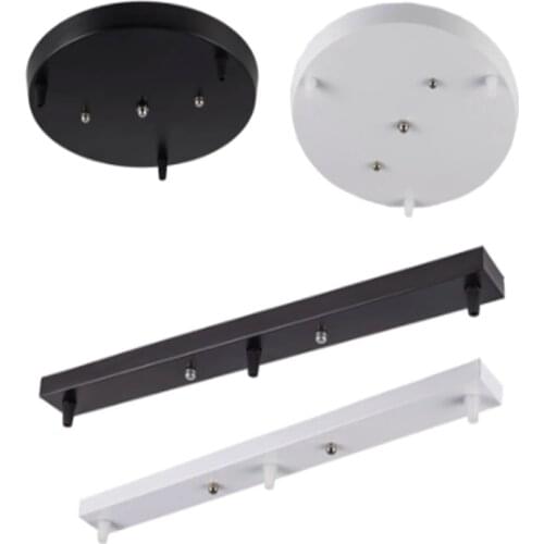 3Lamps bar Round Ceiling Mounted Plate base Canopy Customized for Pendant lamp hanging lights Pendant Light mounting Accessory