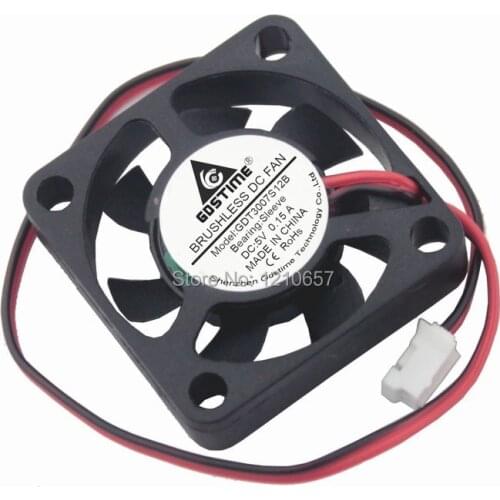 30 Pieces LOT Gdstime 30mm 3cm 30x7mm 3007 DC 5V 2Pin Mini Plastic Cooling Fan