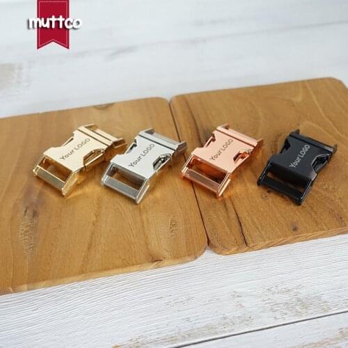 50pcs/lot Engraved buckle, We provide laser engraving service customize LOGO 20mm 4 colours