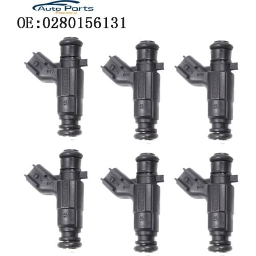 6 PCS New Fuel Injector For Buick Cadillac SRX 3.6L 0280156131 12571159 Fuel Nozzle