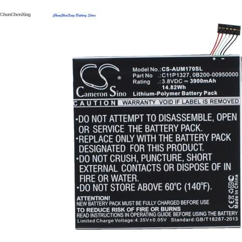 Cameron Sino 3900mAh Battery C11P1327 for Asus FE170CG, Fonepad 7" Dual Sim phablet, K012, ME170C, ME170CK, MeMO Pad ME170C