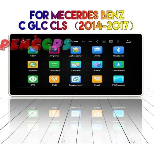 10.2'' Android Car Radio Stereo GPS Headunit for Mercedes Benz C GLC V CLS 2014 2015 2016 2017 Car DVD Player Audio Satnav Video