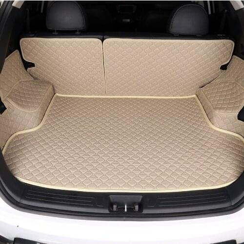 HLFNTF Custom Car Trunk Mat For nissan all model qashqai juke qashqai almera Patrol GT-R X-Trail Cefiro fuga QUEST car mat