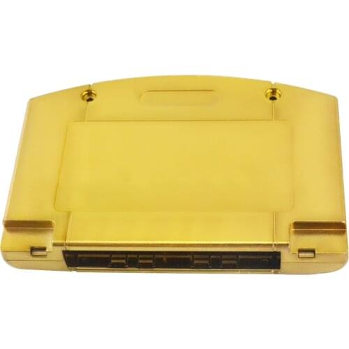 New Plating gold Cartridge Shell Case Cover for N64 Plastic Case Game Shell for N64
