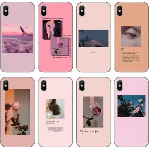 Pink-Aesthetic-rose For Samsung Galaxy A12 A31 A41 A51 A71 A20e A21s M30 A10 A30 A40 A50 A60 A70 Cell Phone Case Cover