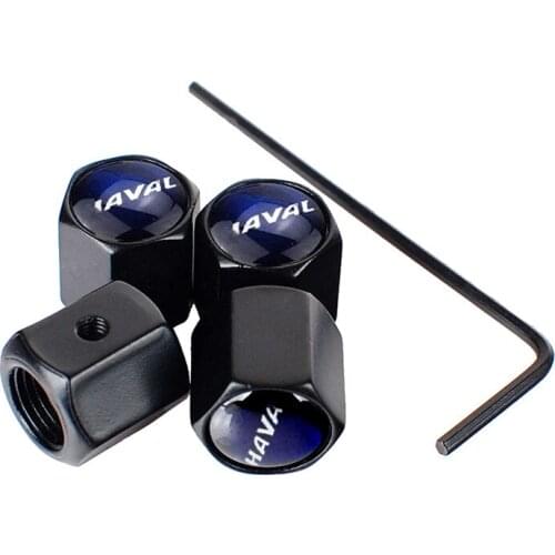 For Haval H2 H3 H5 H7 H8 H9 H6 Sport Coupe T FEK Silah Tabanca Korna M2 M4 Auto Wheel Tyre Valve Stem Cap Rim Sticker Metal