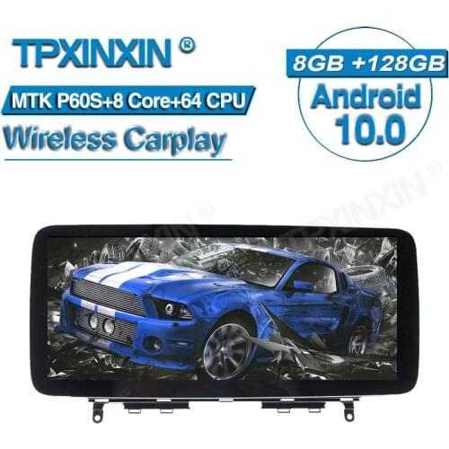 For Mercedes Benz C CLASS W204 2007-2010 12.3 inch Android 8G+128G 4G LTE Car GPS Navigation Multimedia Player Wireless Carplay