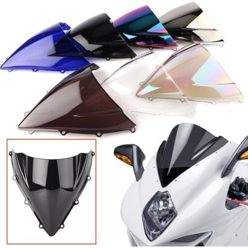 Motorcycle Street Bike Windshield Windscreen Double Bubble Cover Screen For MV Agusta F3 800 675 2012 2013 2014 2015 2016 2017