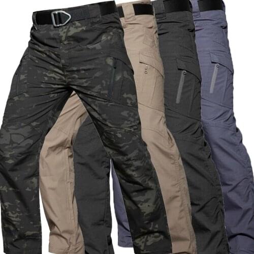 Stretch Hiking Pants Men Outdoor Sports Trekking Camping Fishing Cargo scratch proof Trousers Military Camouflage Tactical Pants