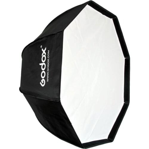 Godox UE-120CM Softbox Professional Portable Octagonal Umbrella Softbox with Bowens Mount for Speedlite Flash