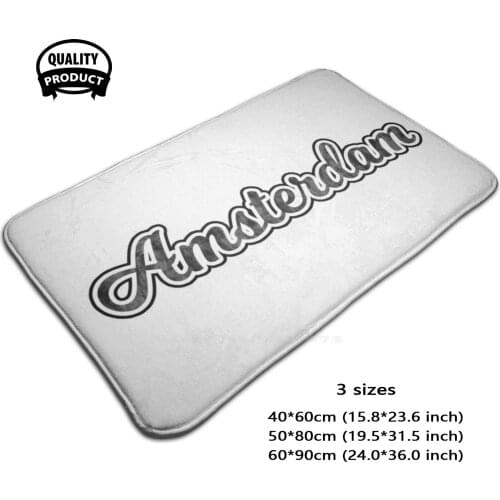 Logo Door Mat Foot Pad Home Rug Holland Holland Netherlands Netherlands Red Light District Anne Frank House Dutch Dutch Europe