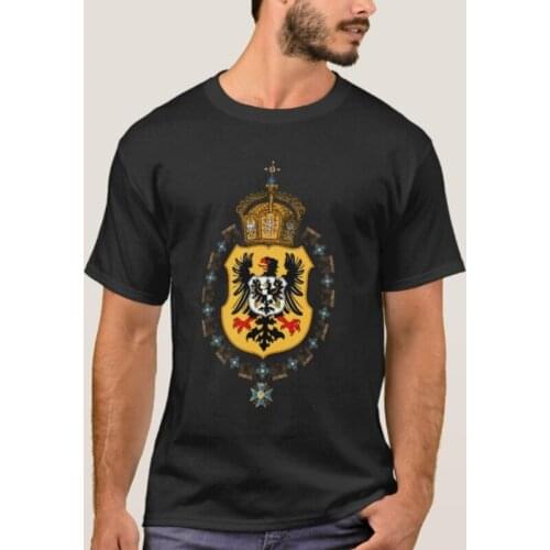 Creative Design German Empire Prussia Eagle Badge Medal Printed T-Shirt. Summer Cotton Short Sleeve O-Neck Mens T Shirt New