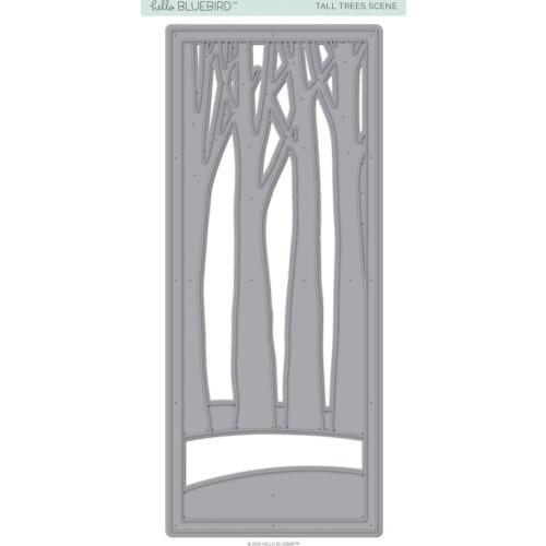 Metal cutting dies tall tree scene cut die mold decoration Scrapbook paper craft knife mould blade punch stencils die