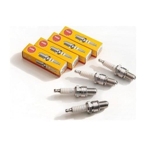 For VW Golf 5 Spark Plug Set 1.6 FSI 115 Horsepower [4 Pcs] [2004-2009] (NGK) original NGK Nickel Spark Plug Set 4 Pcs [4 Spiked] [ZFR6S-Q]