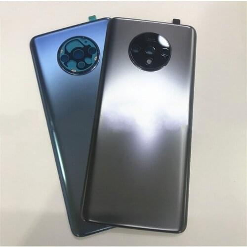 Original 3D Glass For Oneplus 7T Battery Cover Rear Door With Camera Lens Glass Replacement Part Back Cover
