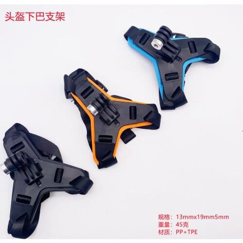 Adjustable Motorcycle Helmet Chin Strap Mount Harness Belt for GoPro 9 8 7 6 Yi 4k Sj4000 Sj7 DJI OSMO AKASO Go pro Accessories