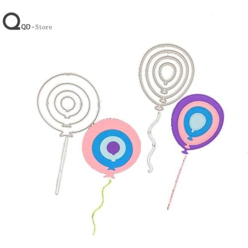 Scrapbook Metal Cutting Dies Album Card Paper Art Balloon DIY Card Make Mould Model Craft Decoration New 2021 Wholesale