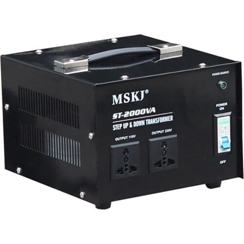 ST-2000VA Step up & Down Transformer Copper single phase Vertical AC power Converter 110V to 220V or 220V to 110V 2000W Y