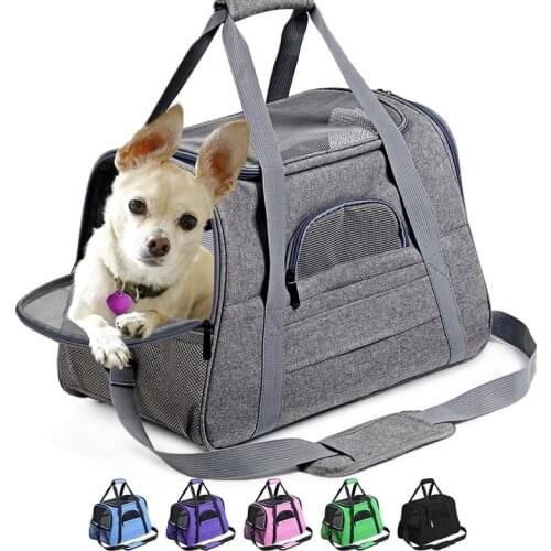 Dog Carrier Bags Portable Pet Cat Dog Backpack Breathable Cat Carrier Bag Airline Approved Transport Carrying For Cats Small Dog