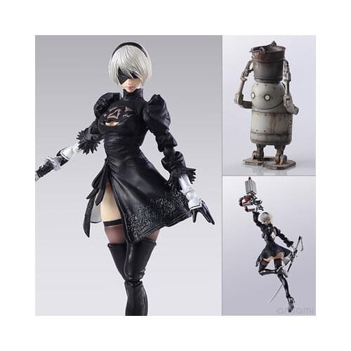 High quality original Game anime figure NieR Automata YoRHa No. 2 Type B 2B figma movable Cartoon PVC Action Figure Model Toy