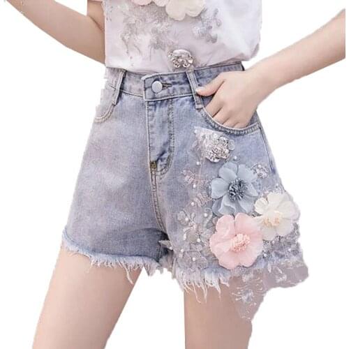 Womens Denim Shorts 2021 New Summer Wear Wigh Leg Jeans Loose High Waist Ripped Fashion Mini Short Female Hot Pants Cute шорты