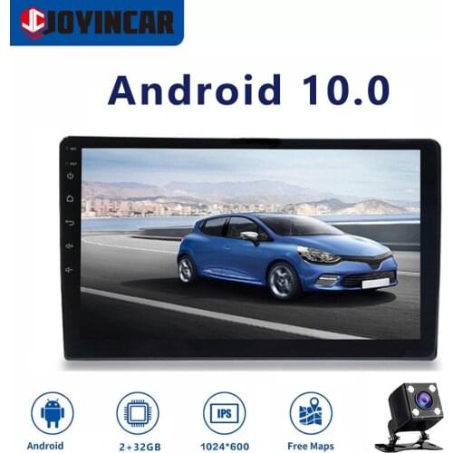 JOYINCAR Android 10.0 2 Din Car radio Multimedia Video Player 10.1 inch Touch Screen MP5 Player Auto radio WIFI Bluetooth GPS