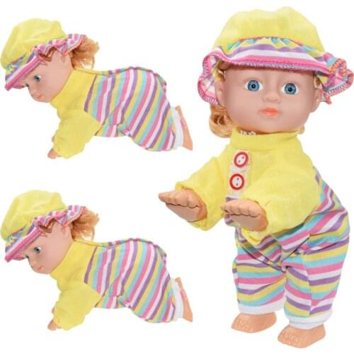 Baby Interactive Doll Electric Funny Electric Crawling Music Baby Doll Crawl Learning Cute Educational Toys For Children Toddler