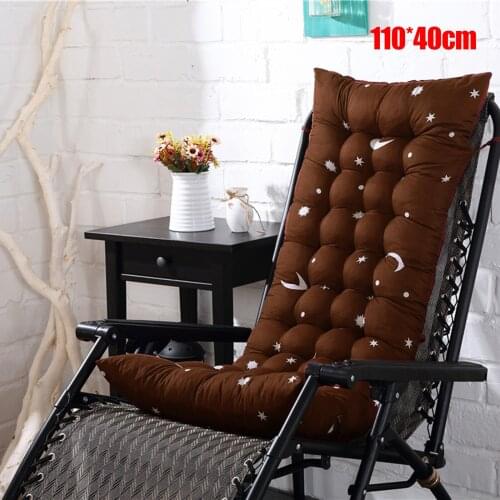 Long Cushion Recliner Rocking Chair Cushion Thick Seat Cushion Rattan Chair Sofa Mat for Home Car Hotel ASD88