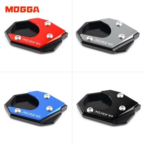 For KYMCO XCITING 250 400 400i S400 Downtown 200i 300i 350i 300 350 Motorcycle Kickstand Extension Foot Side Sdand Enlarge Plate