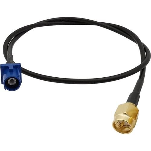 Fakra C Male To SMA Male Plug RG174 RF Pigtail Jumper Cable GPS Antenna Fakra Extension Wire 15CM 20CM 30CM 50CM 1M