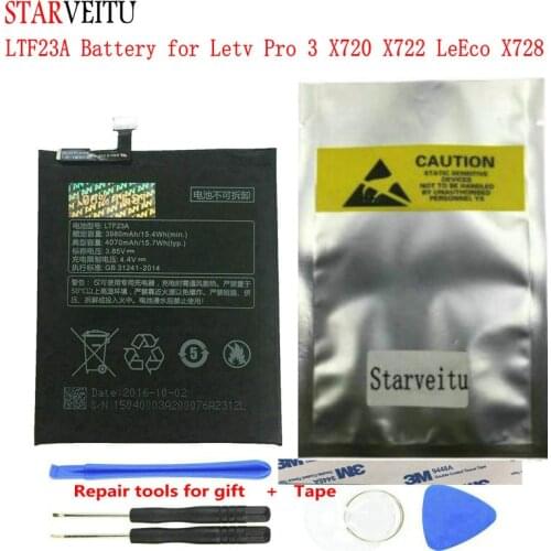 LTF23A Battery for Letv Pro 3 X720 X722 LeEco X728 Mobile Phone Rechargeable Replacement Li-polymer Batteries