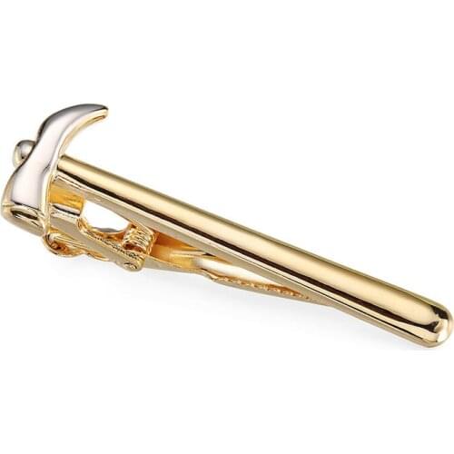 DY brand new fashion mens business suit jacket with classic style golden hammer tie clip