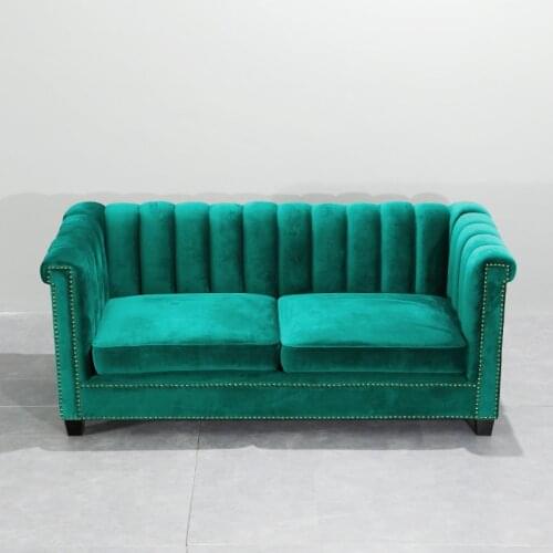 U-BEST Luxury Italian Style Design Furniture Living Room Royal Velvet Classic Sofa Set,Modern couch living room furniture