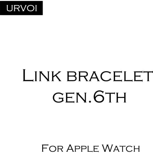 URVOI band for apple watch link bracelet series 6 SE 5 4 3 2 1 strap for iWatch high quality stainless steel adjustable gen.6th