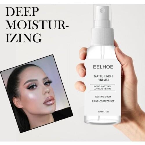 50ml Makeup Setting Spray Face Primer Foundation Base Fixer Moist Natural Long Lasting Lasting Make Up Fix Foundation Spray