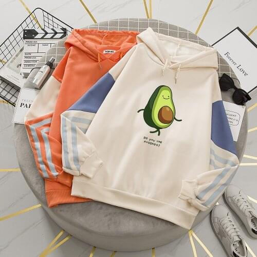 Patchwork Hoodie Women Cute Sweatshirts for Teen Girls Vegan Female Sweatshirt Oversize with Hood Long Sleeved Aesthetic Jumper