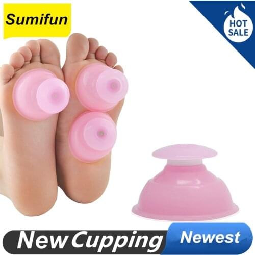 2Pcs Vacuum Cupping Cans Massage Cans Cup Cellulite Suction Cup Therapy Back Body Anti-cellulite Massage Relaxation Health Care