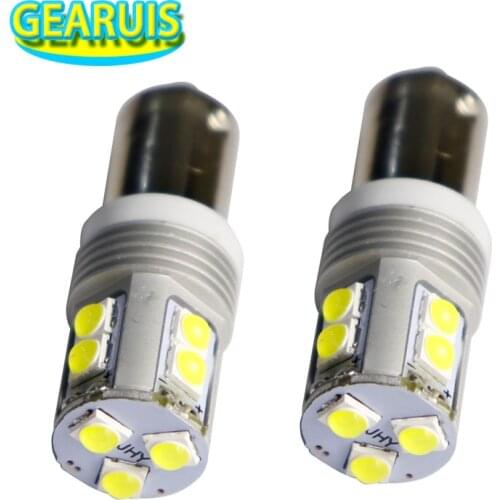 10pcs BAY9S BAX9S BA9S canbus error free 11 smd 3030 led 220MA 2.8W T2W T3W H5W Interior Signal Parking DRL License Plate Light