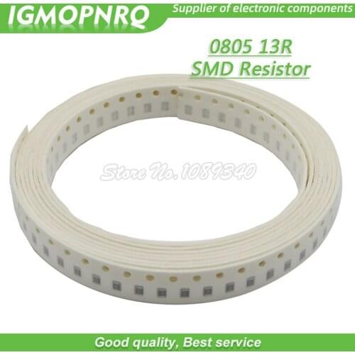 300pcs 0805 SMD Resistor 13 ohm Chip Resistor 1/8W 13R ohms 0805-13R