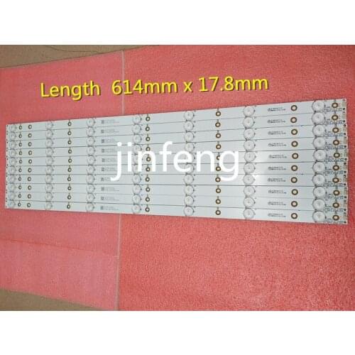 7 lamp 6v32 inch universal led LCD TV backlight TV lens lamp bead lamp bar 6V copper substrate liquid crystal lamp bar