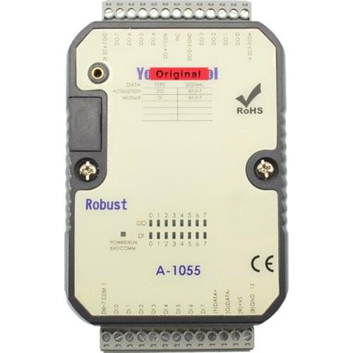8DO 8DI Switch To 485 Output Module IO Signal Acquisition Expansion Module Modbus RTU/ASCII Digital Quantity Acquisition Module