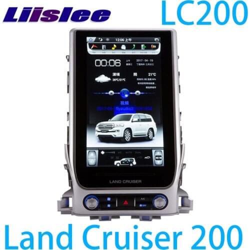 LiisLee Car Multimedia DVD GPS Audio Radio Stereo For Toyota Land Cruiser 200 J200 LC200 Roraima Original Style Navigation NAVI