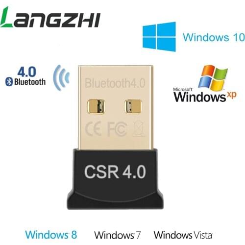 Langzhi Draadloze USB Bluetooth Adapter APTX voor PC Bluetooth 4.0 Dongle Audio Ontvanger Bluetooth Zender voor 10/8/XP/Vista