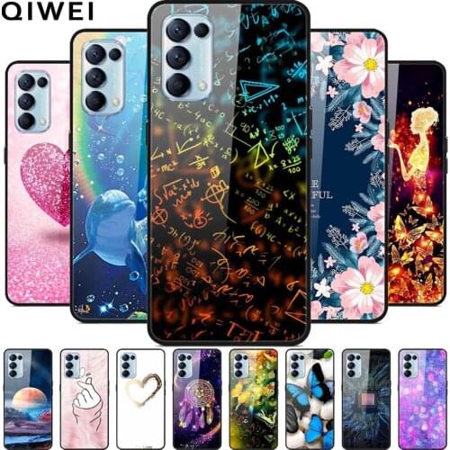 For Oppo Find X3 Lite Case Tempered Glass Hard PC Back Cover for OPPO Find X3 Neo Phone Cases FindX3 Lite X 3 X3Lite X3Neo Coque