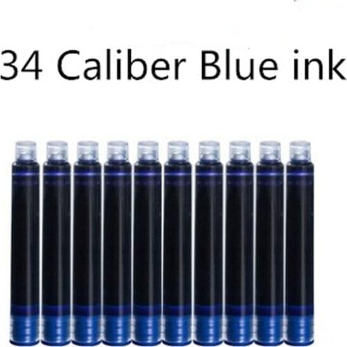 Black / Blue 30 Pieces Black Fountain Pen Ink Cartridges 3.4mm Diameter for Ink Pen / Wing Sung Pens