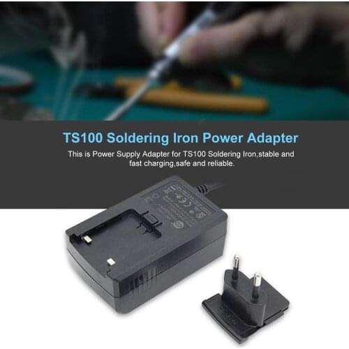 TS100 Mini Electric Soldering Iron Power Supply Adapter Charger AC110V-240V to DC 19V 2.1A 40W DC5.5x2.5 Power