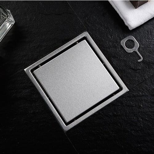 Square anti-odor Shower Drains stainless steel waste drain bathroom water drain shower waste drain strainer Bathroom Accessories