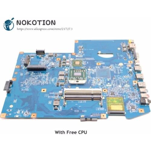 NOKOTION MBPJD01001 MBP.JD01.001 For Acer aspire 7540 Laptop Motherboard 48.4FP02.011 Socket S1 ddr2 Free Processor